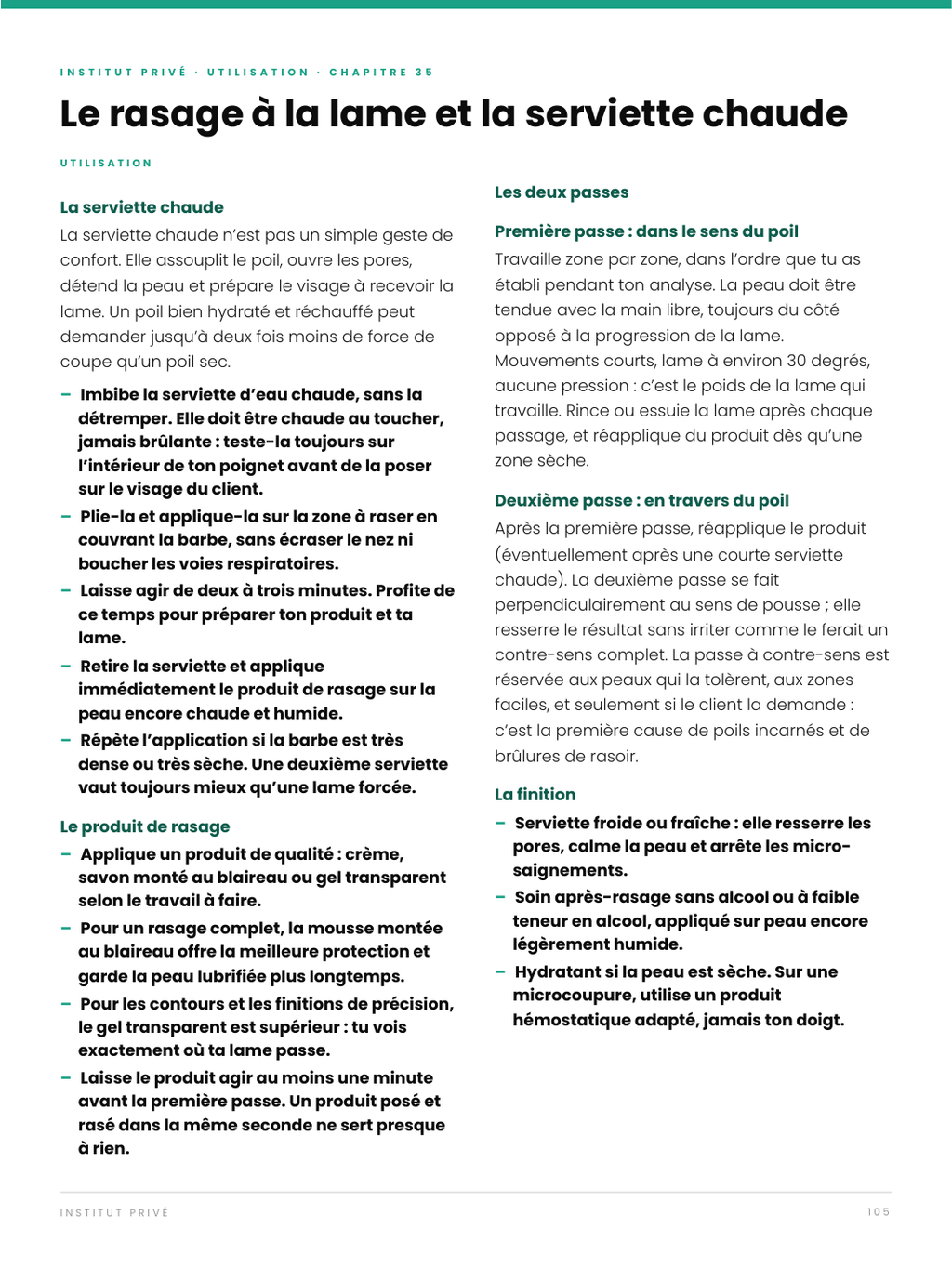 Comment devenir un bon barbier — Le guide complet de l'Institut Privé